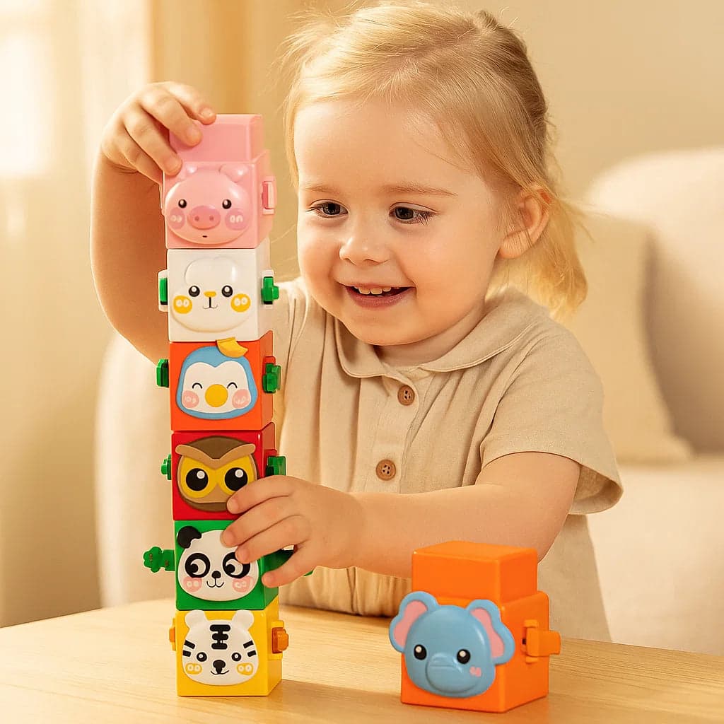 Pedagogiczny Zestaw Montessori | Wspiera Rozwój Motoryczny | Zabawki Edukacyjne dla 3 Latka