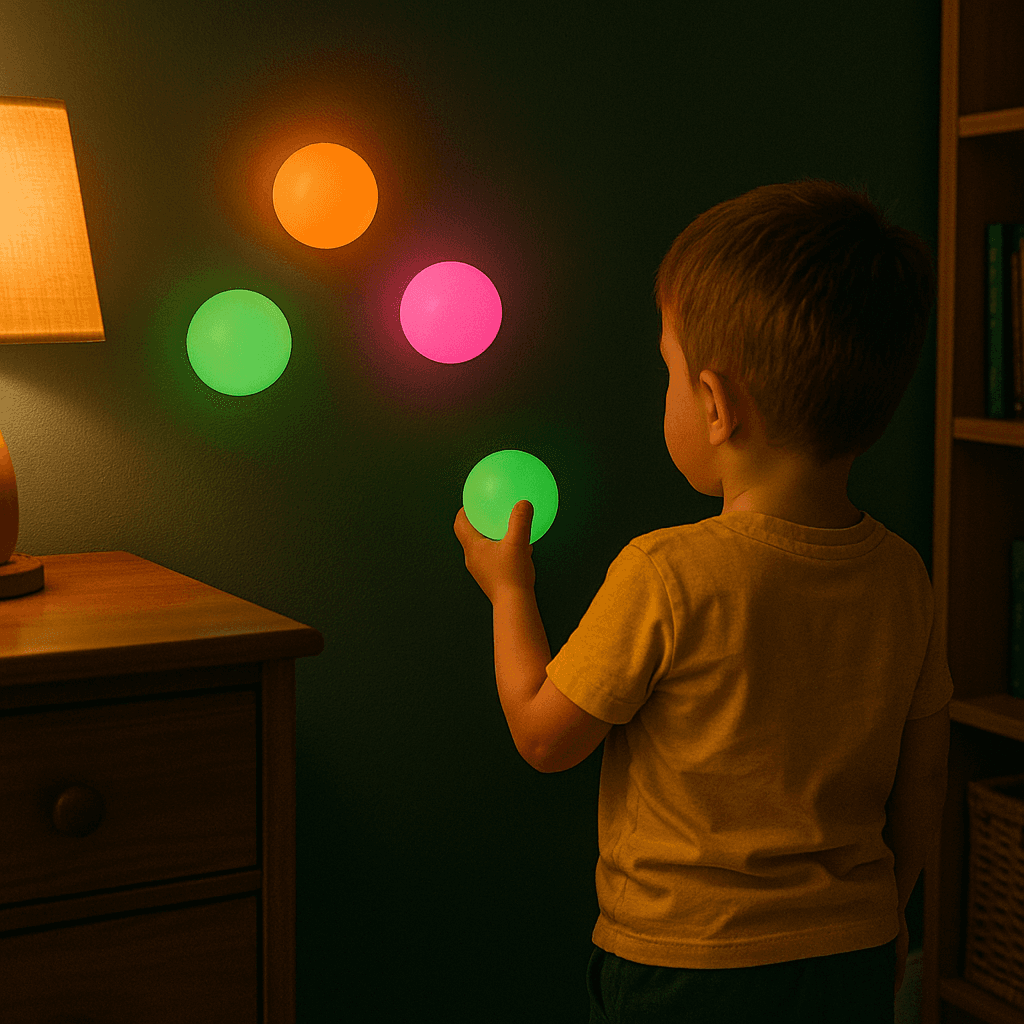 Piłeczki Powrotki – świecące piłeczki