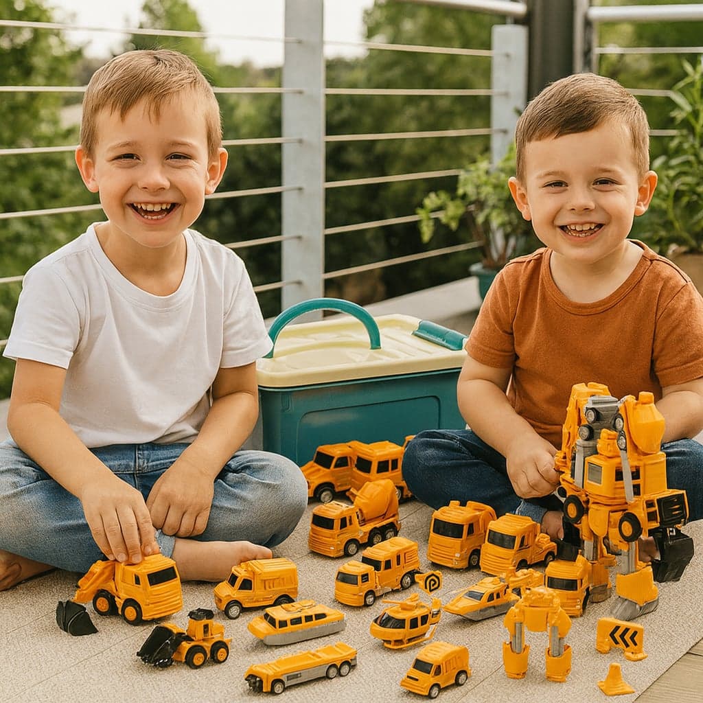 Pojazdy magnetyczne transformer | Kreatywna zabawa