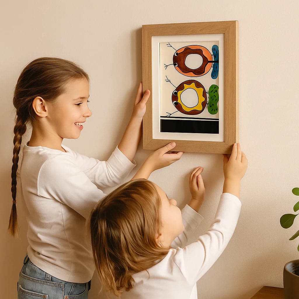 Ramka Na Zdjęcia Dla Dzieci | Otwierana Z Miejscem Na Rysunki