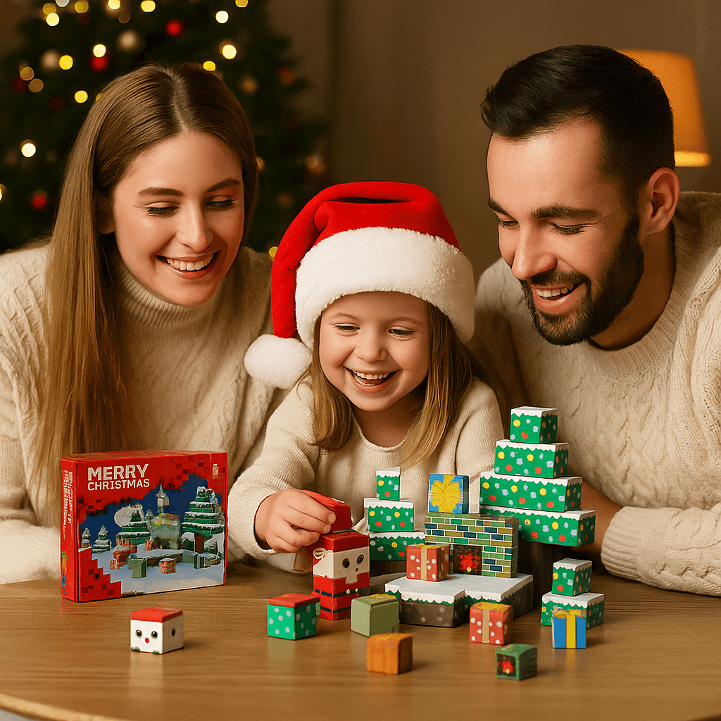 Świąteczne magnetyczne klocki | Rozwój kreatywności