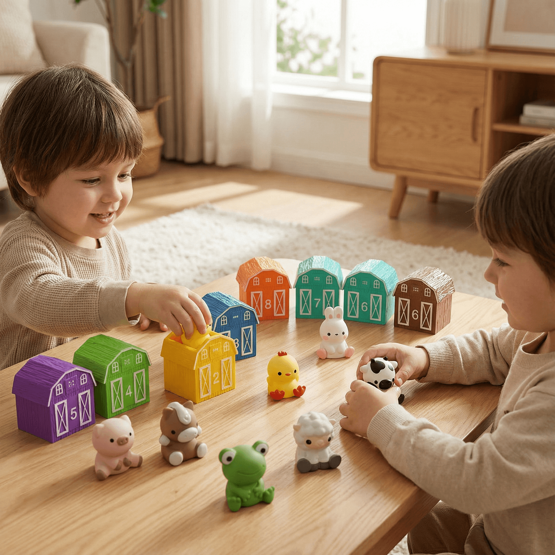 Wesoła Farma – Edukacyjne Zwierzątka Montessori dla Dzieci