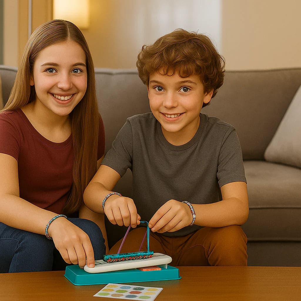 Zestaw DIY do plecenia bransoletek | Rozwija kreatywność