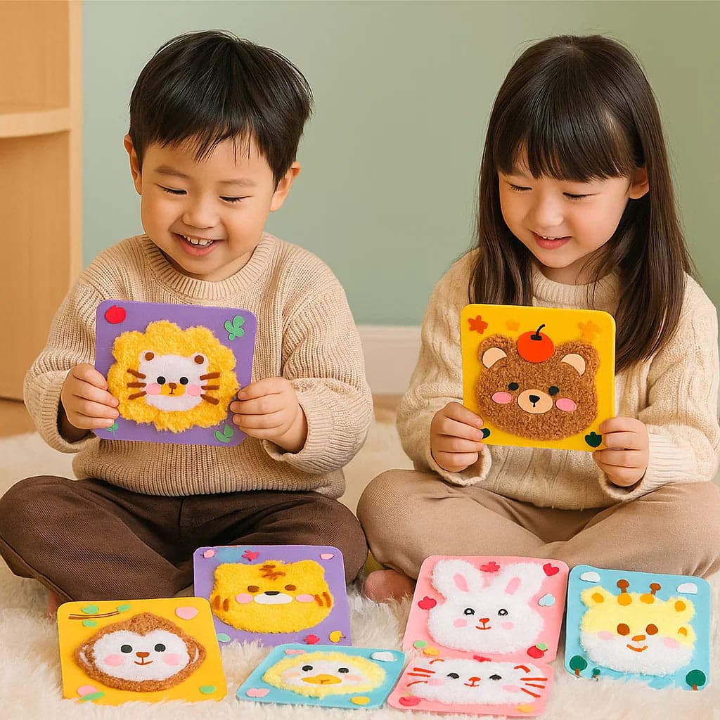 Zestaw do tworzenia pluszowych zwierzątek | Rozwija kreatywność