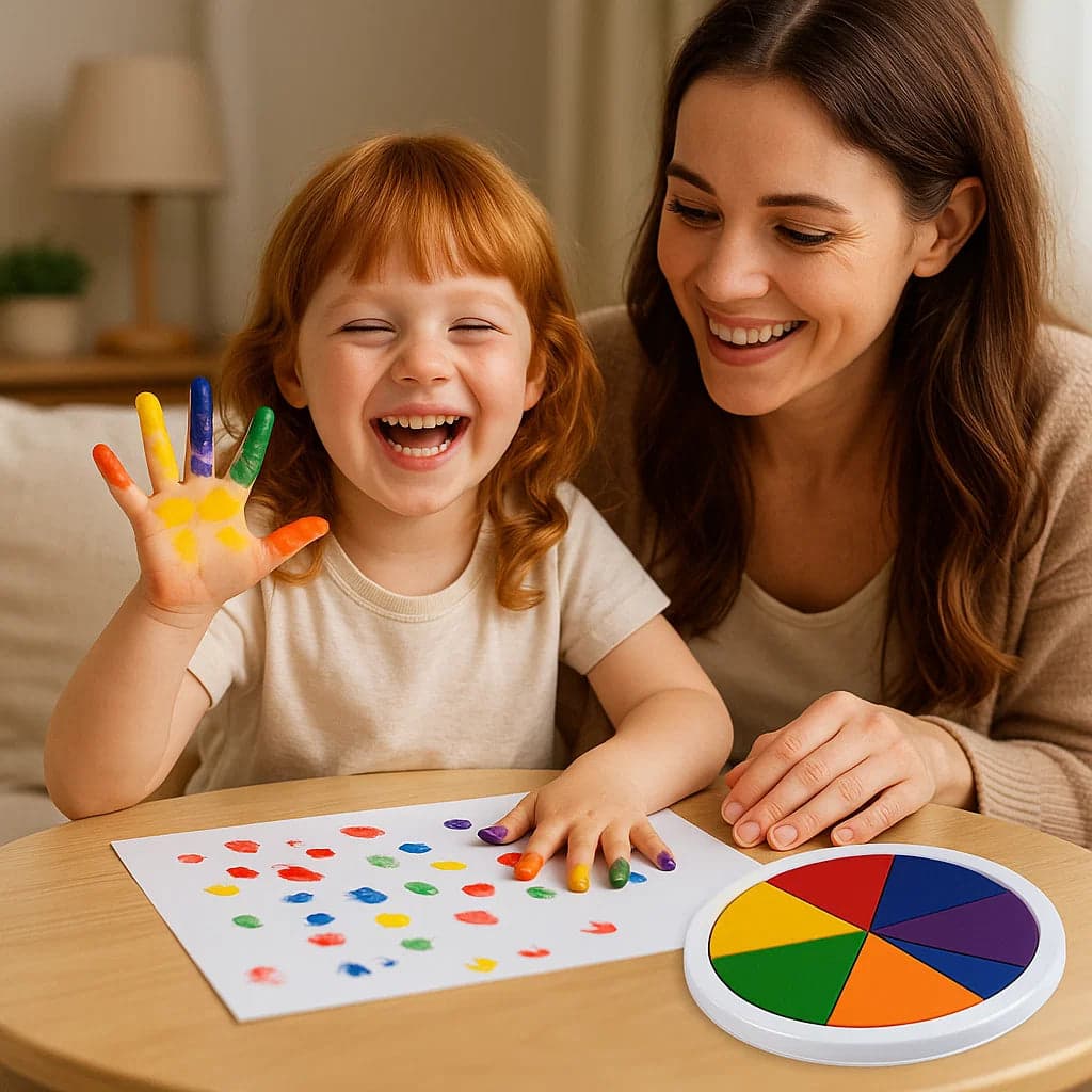 Zestaw farb do malowania palcami | Bezpieczne i nietoksyczne