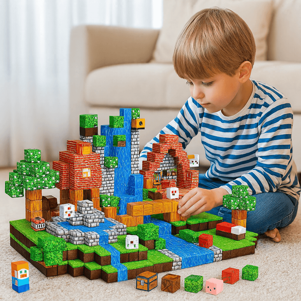 Magnetyczne Klocki Pikselowe – Kreatywne Budowanie