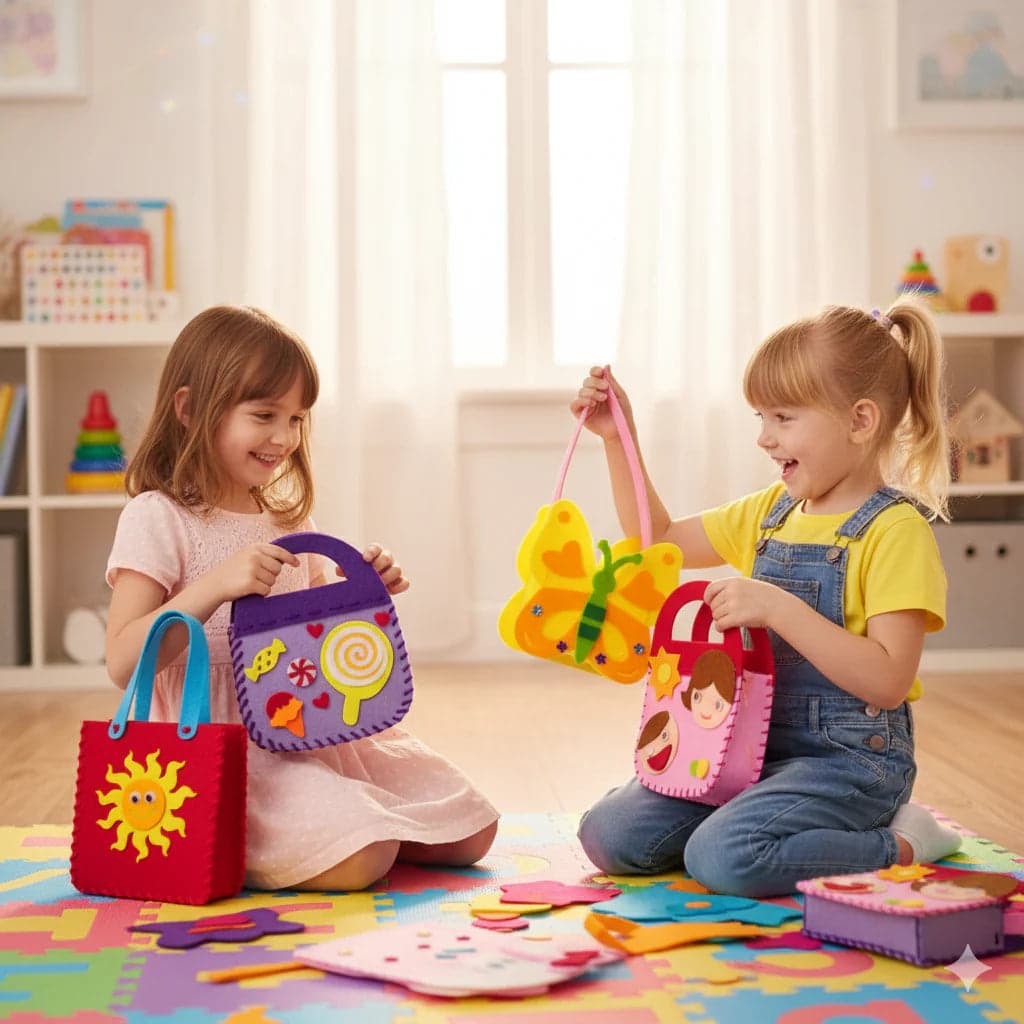 Zestaw Kreatywny do Szycia Torebek | Rozwija zdolności manualne