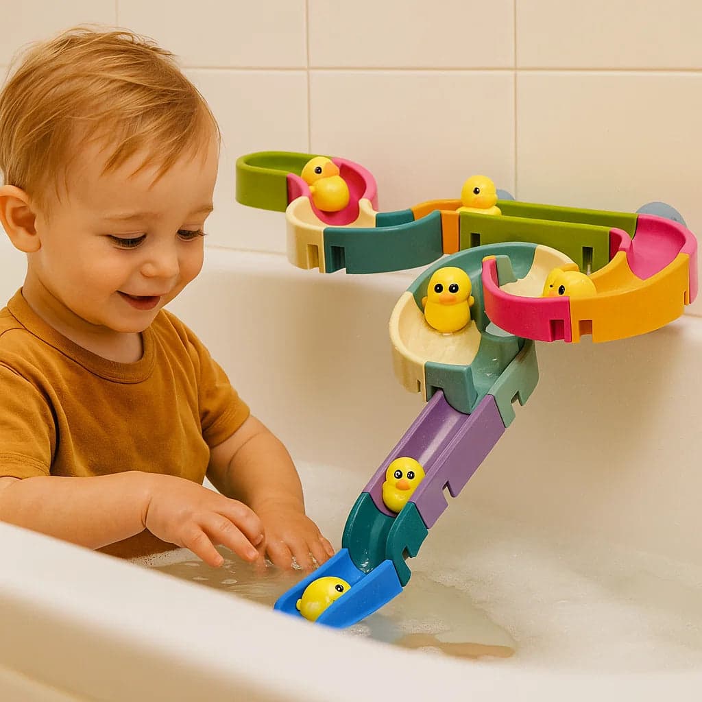 Zjeżdżalnia z kaczką | rozwija kreatywność