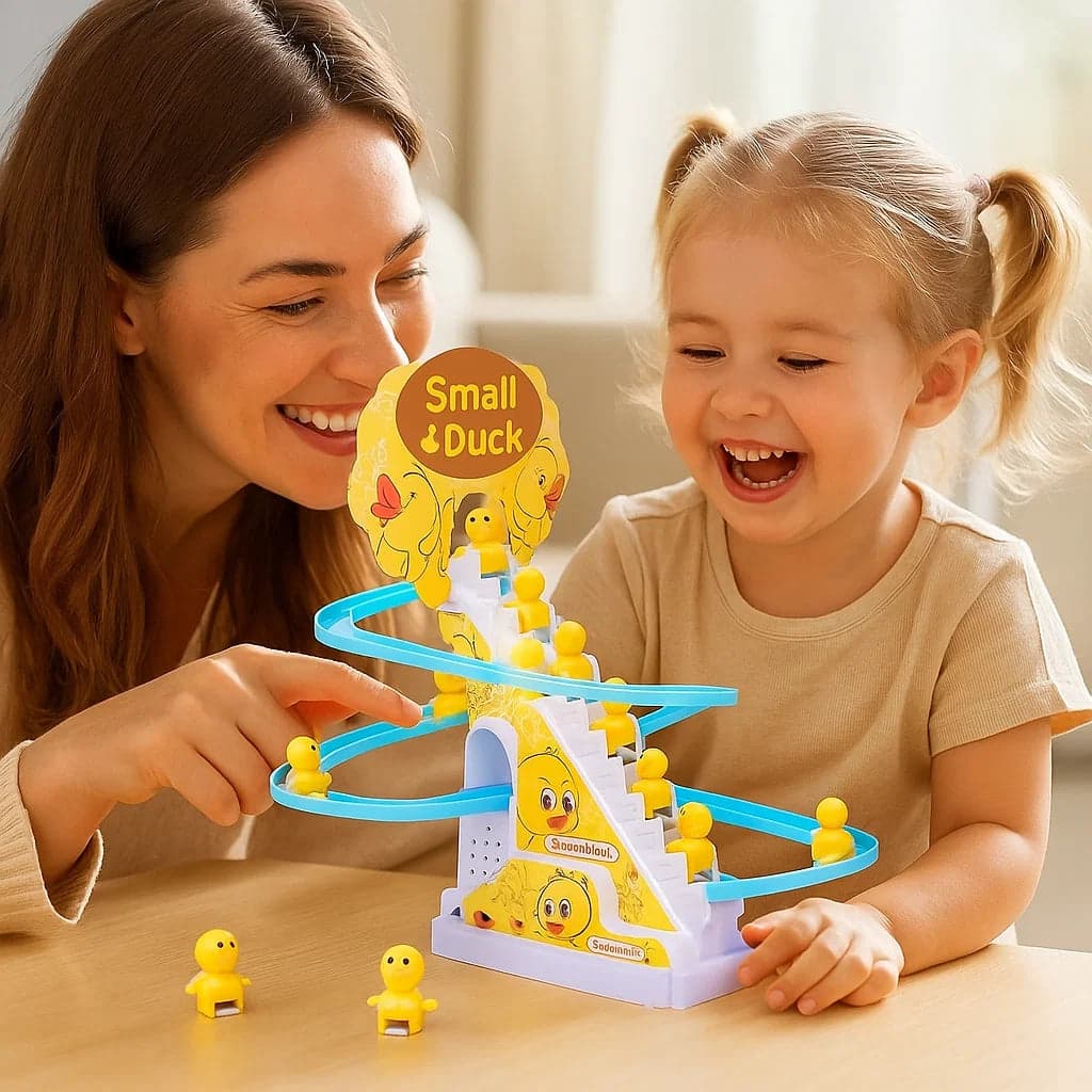 Zjeżdżalnia z Kaczkami | Interaktywna Zabawka dla Dzieci